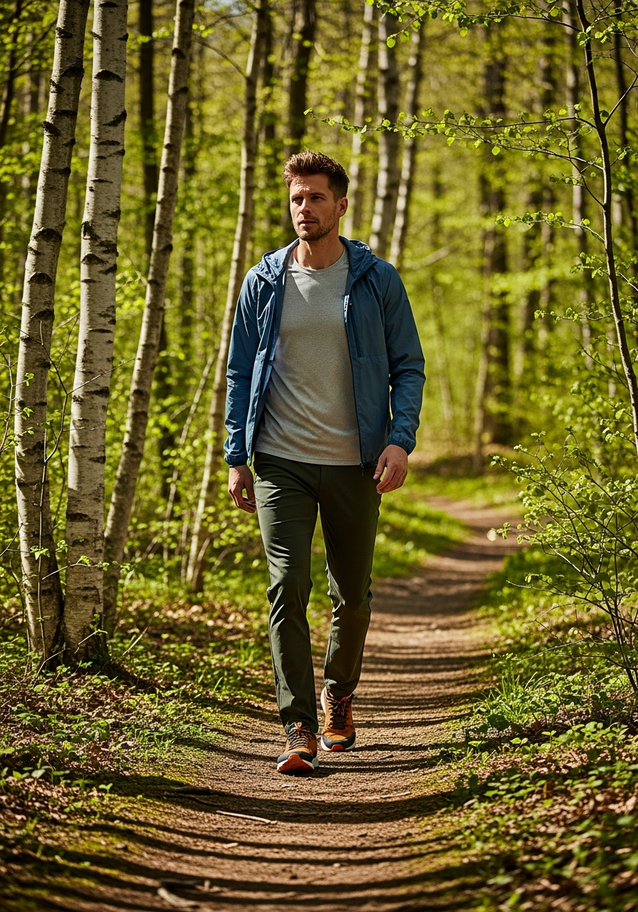 These aren't hiking pants. These aren't dress pants. They're the pants that handle both, and that's exactly the point.