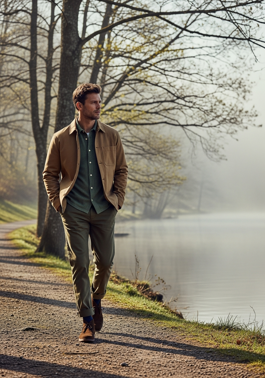 Layers that let you breathe. Textures that move with the day — cool mornings, warmer afternoons, and the walk home at dusk.